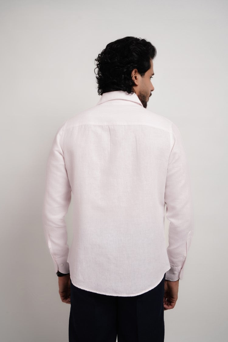 Pink Linen Shirt