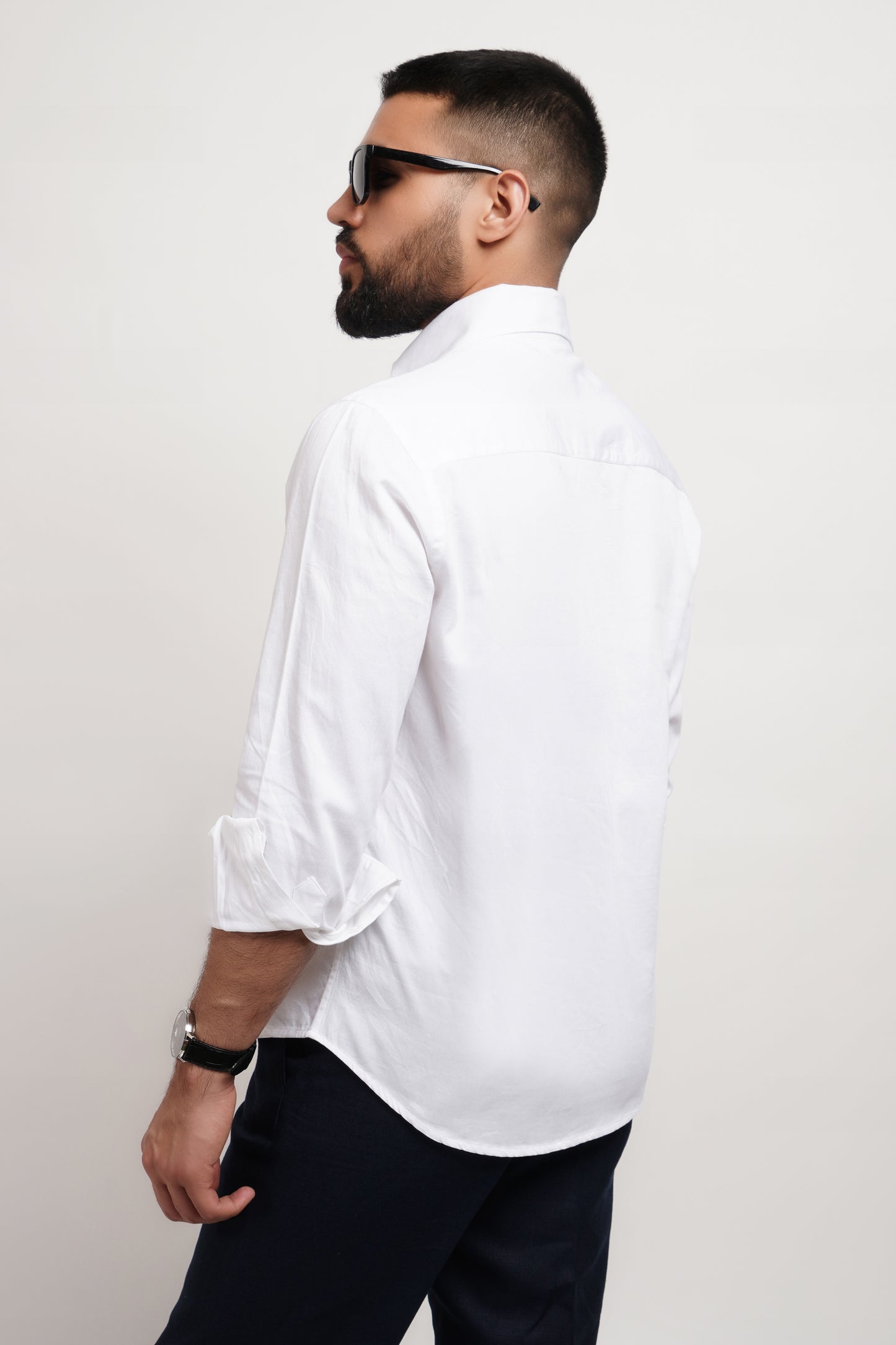 White Poplin Classic Shirt