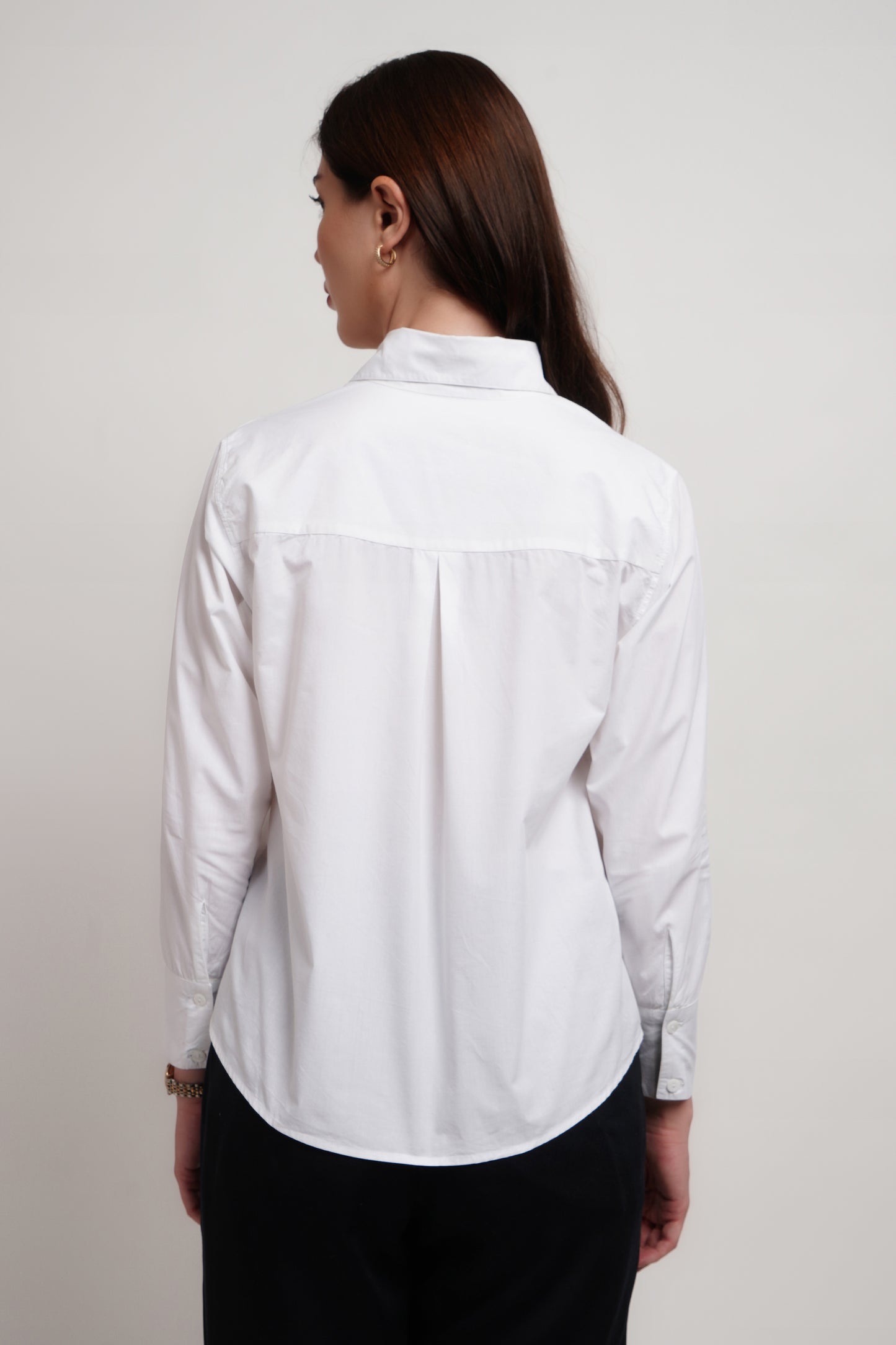 White Poplin Classic Shirt