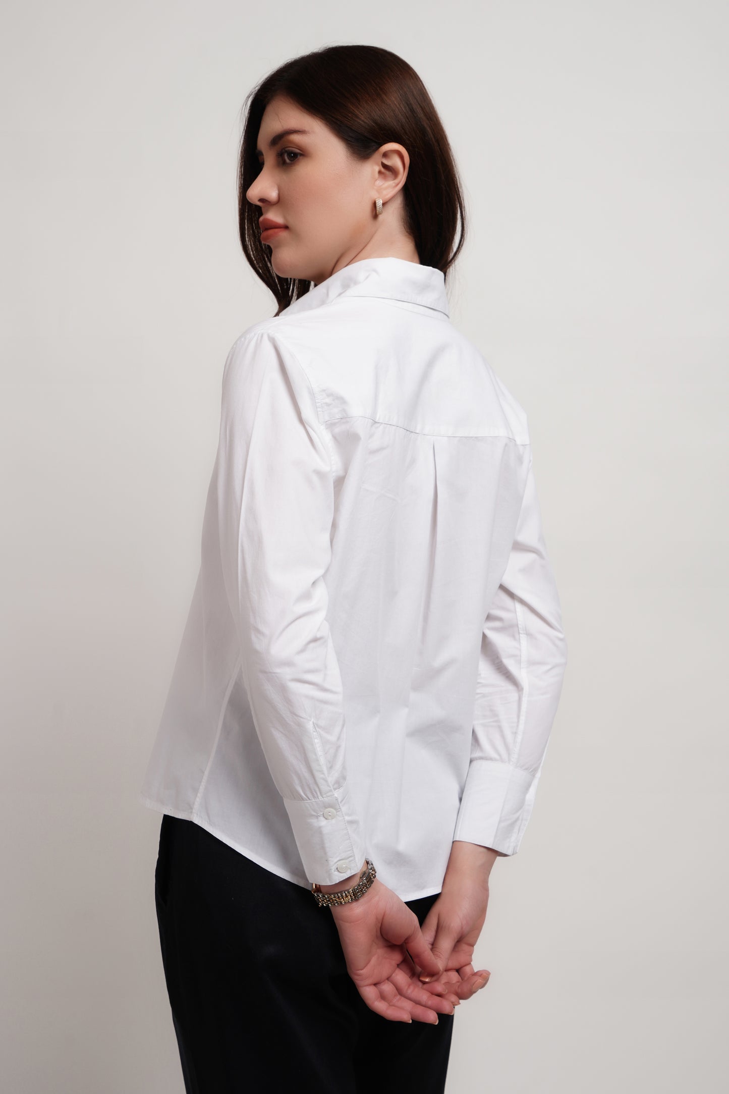 White Poplin Classic Shirt