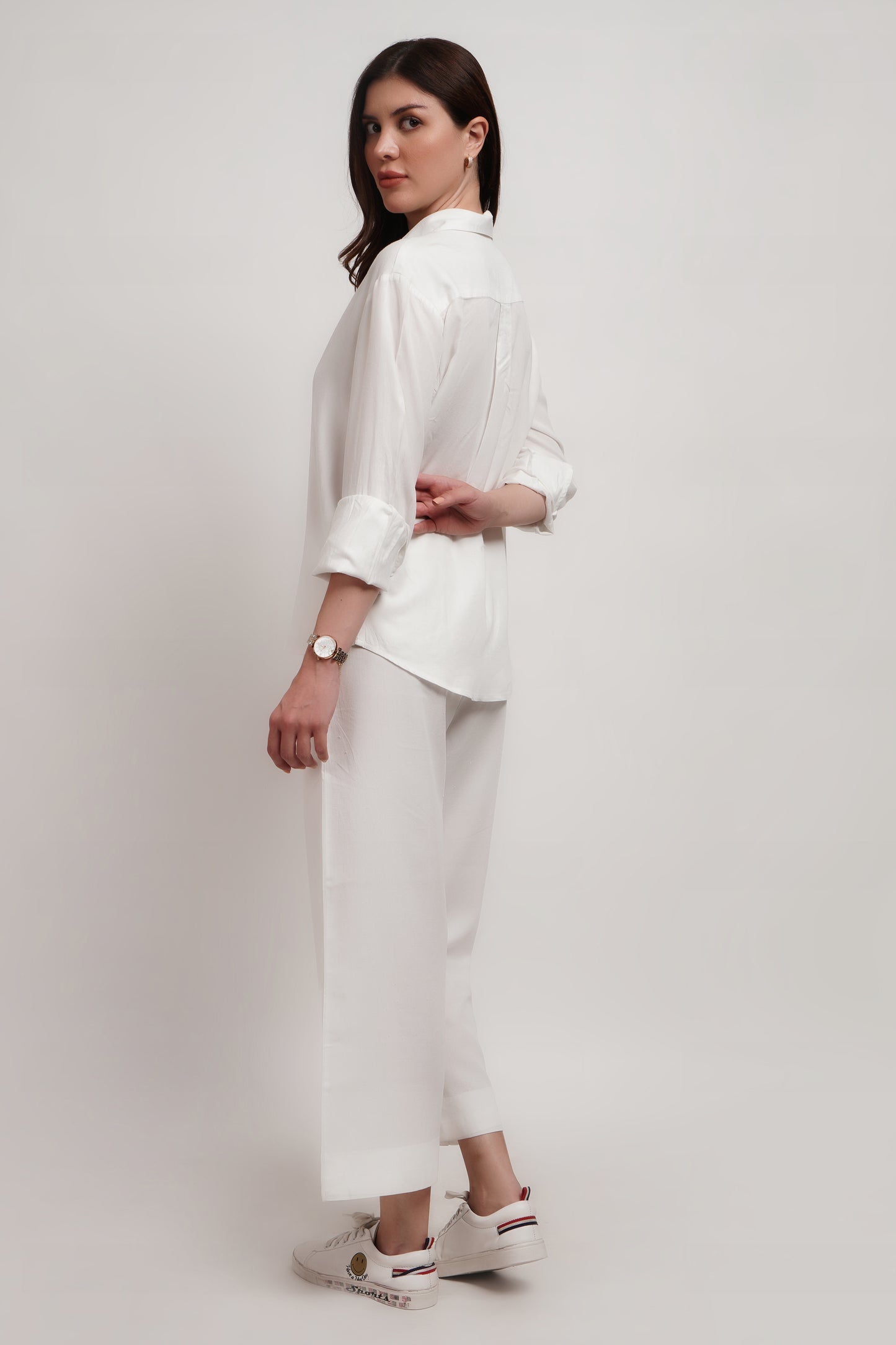 White Tencel PJ's