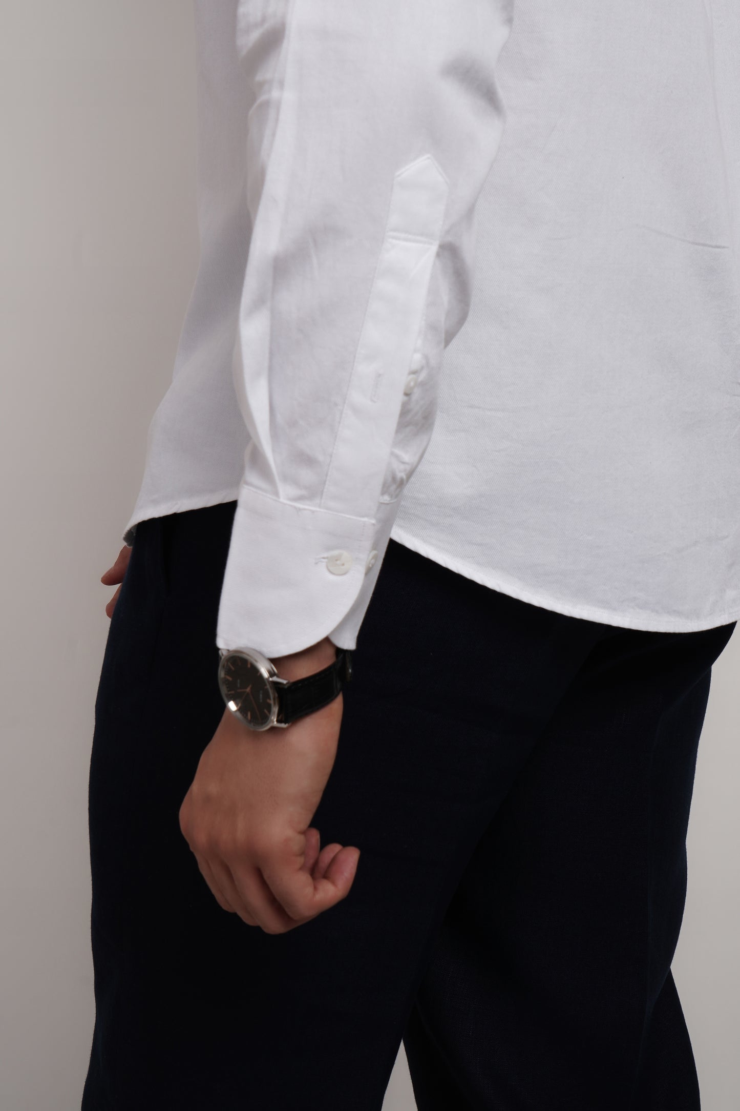 White Dobby Classic Shirt