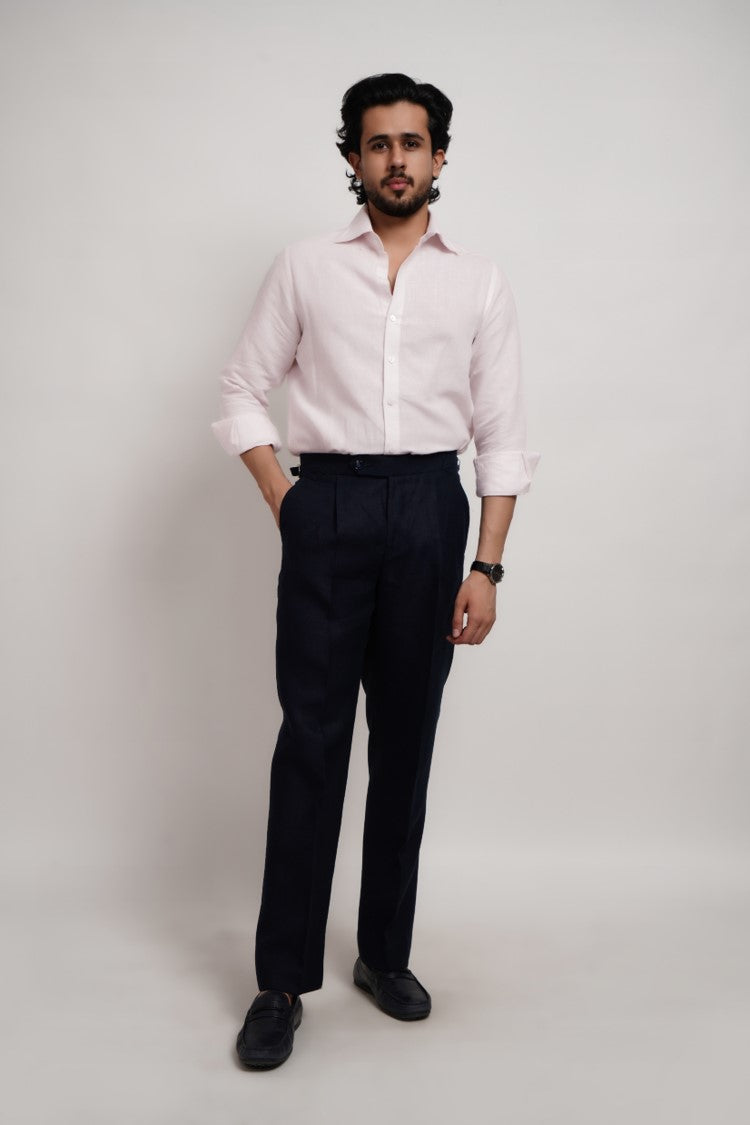 Pink Linen Shirt