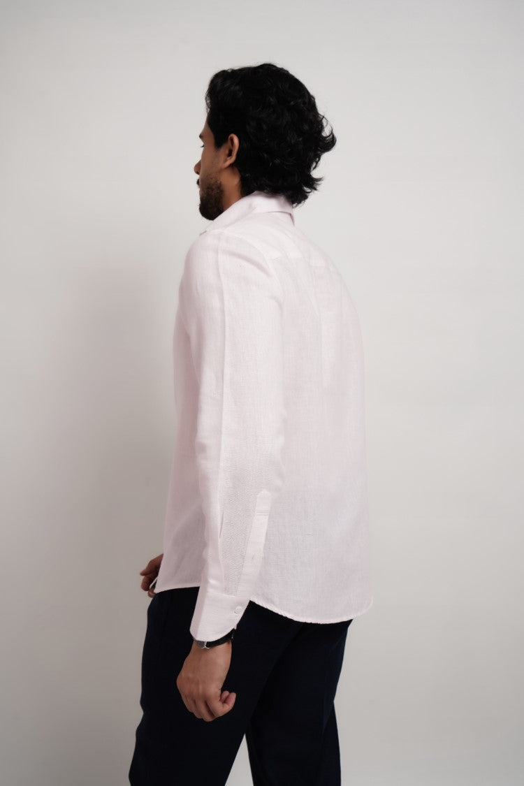 Pink Linen Shirt