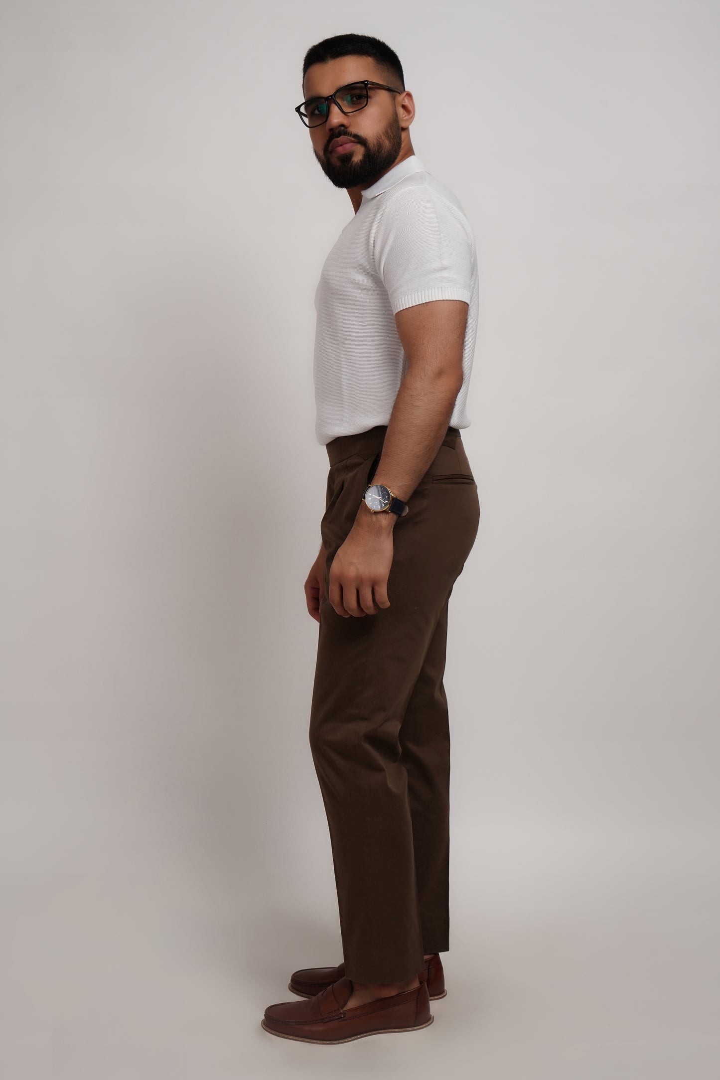 Olive Chino Italian Trouser