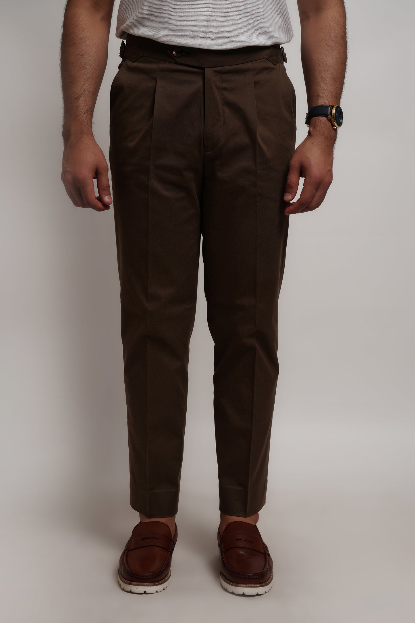 Olive Chino Italian Trouser
