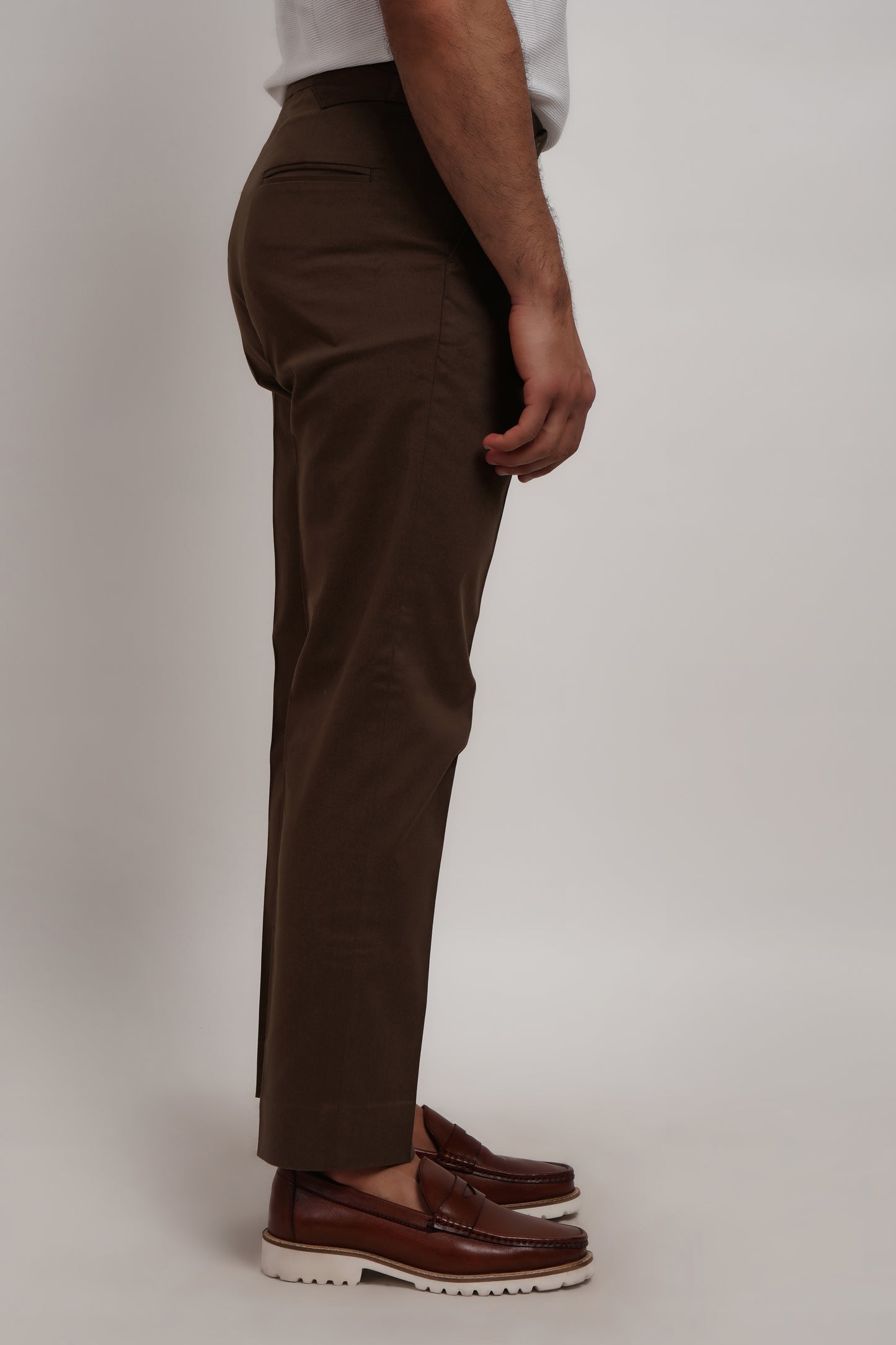 Olive Chino Italian Trouser