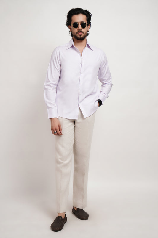 Lavender Dobby Classic Shirt