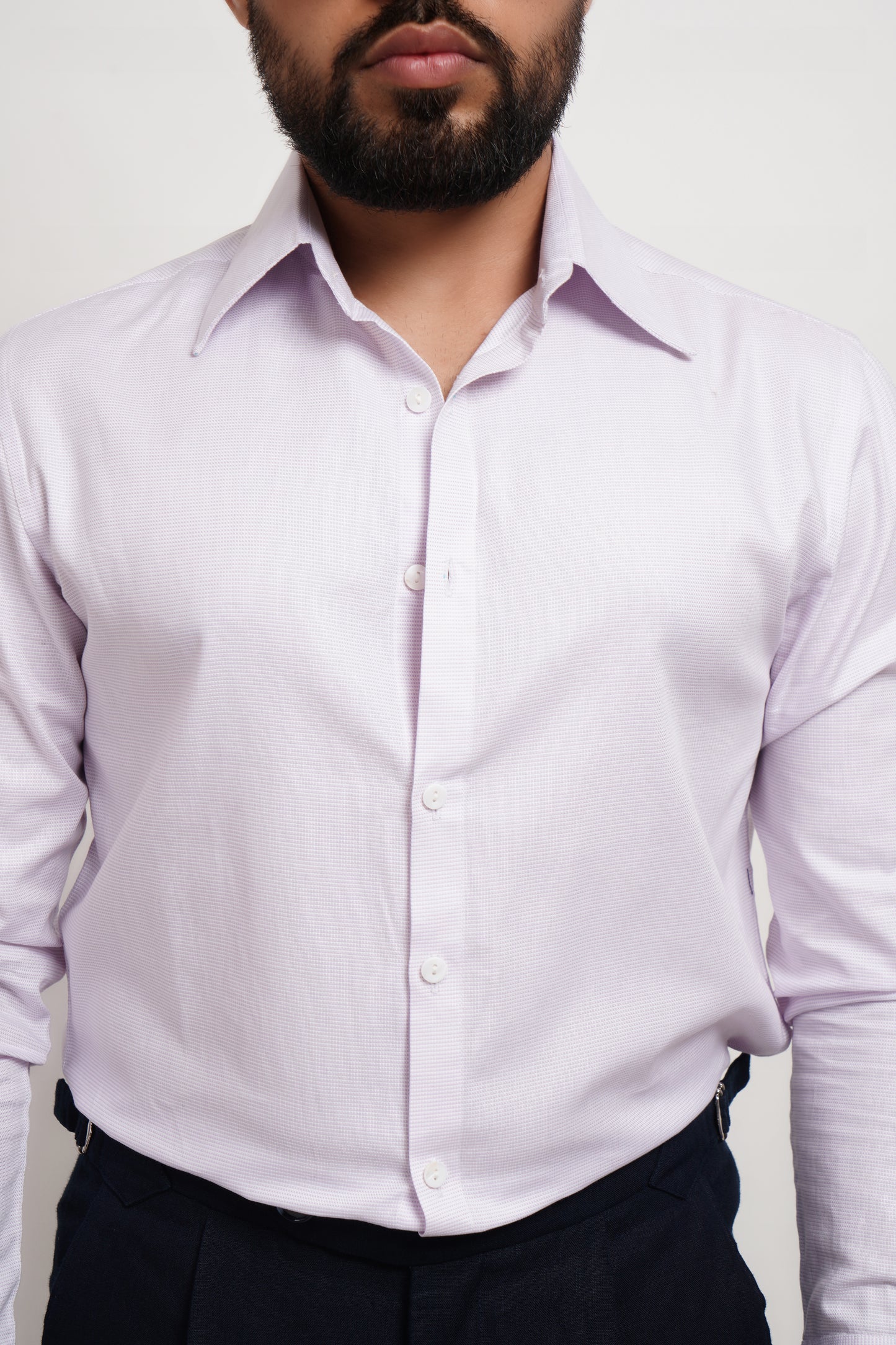 Lavender Dobby Classic Shirt