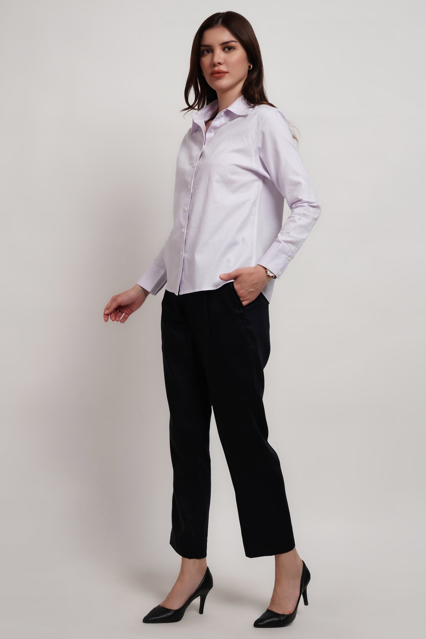 Lavender Dobby Classic Shirt