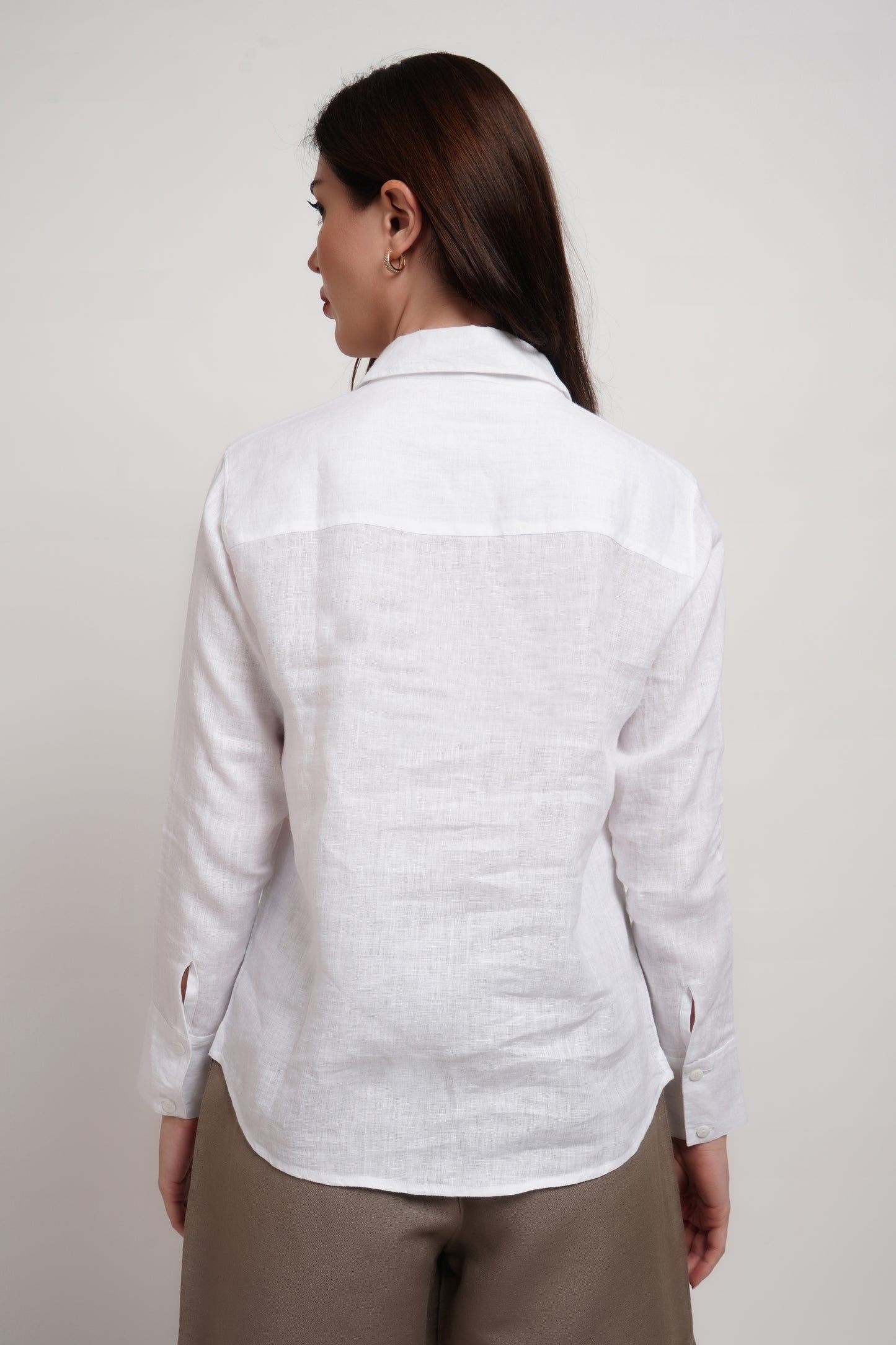 Sage Olive Linen Viscose Shorts