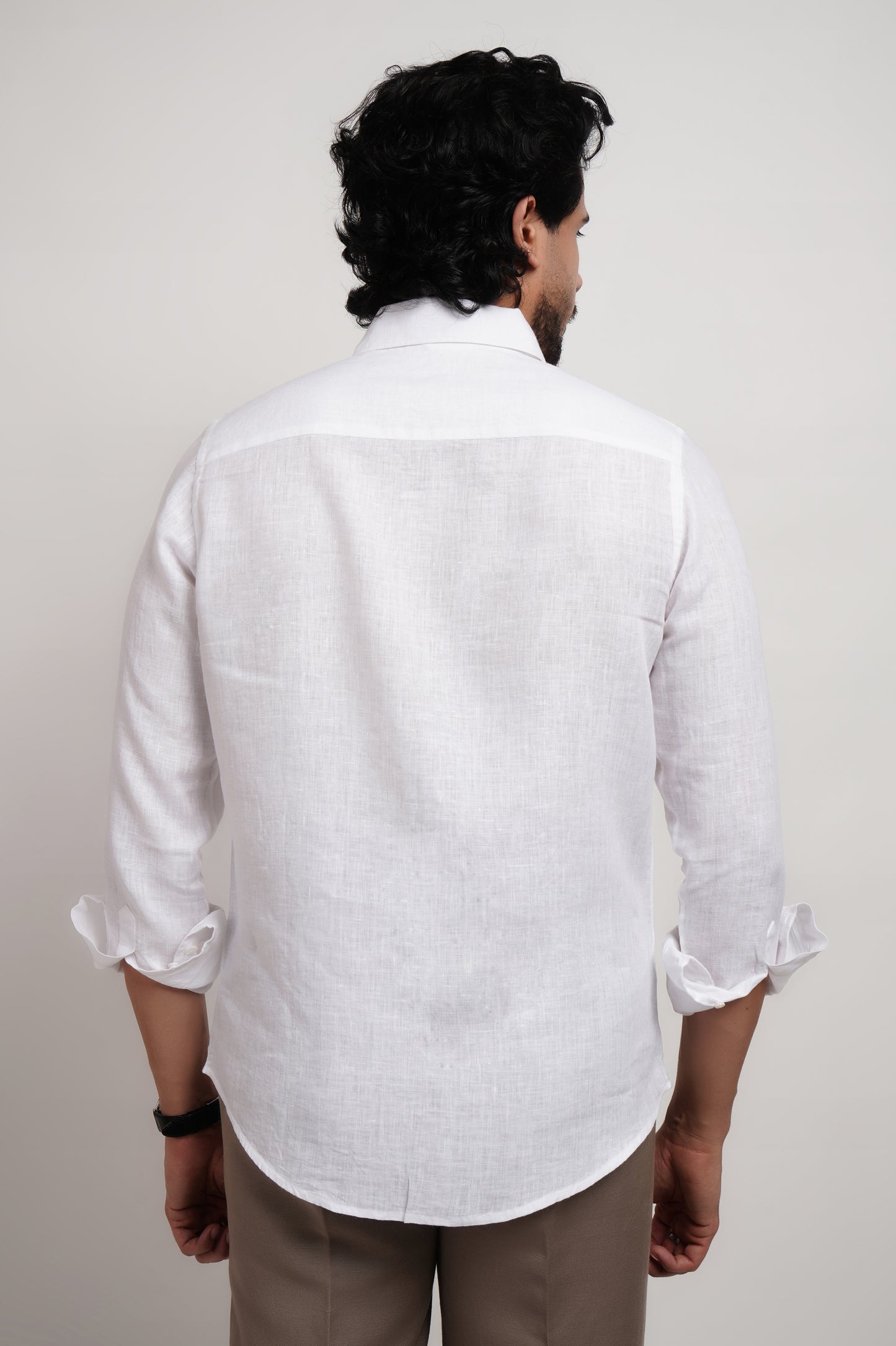 White Linen Shirt