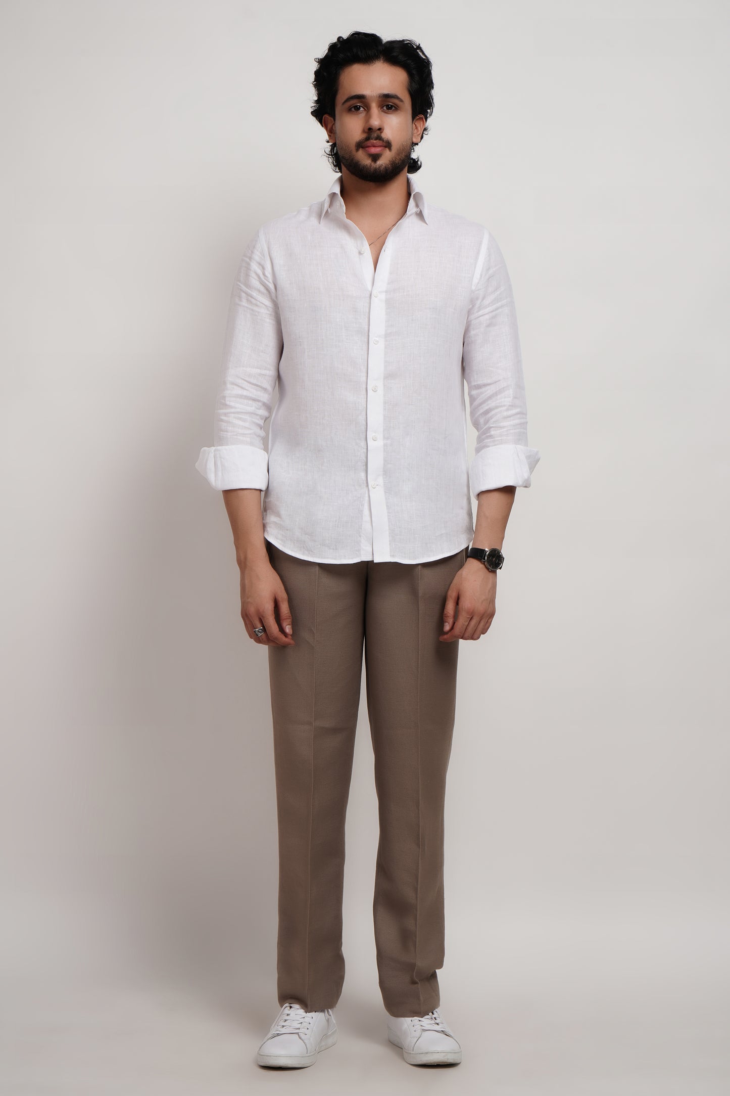 White Linen Shirt