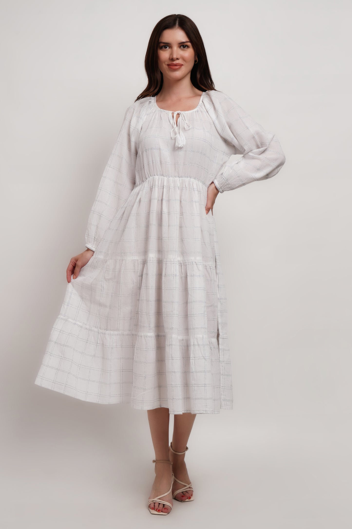 Checked Dress