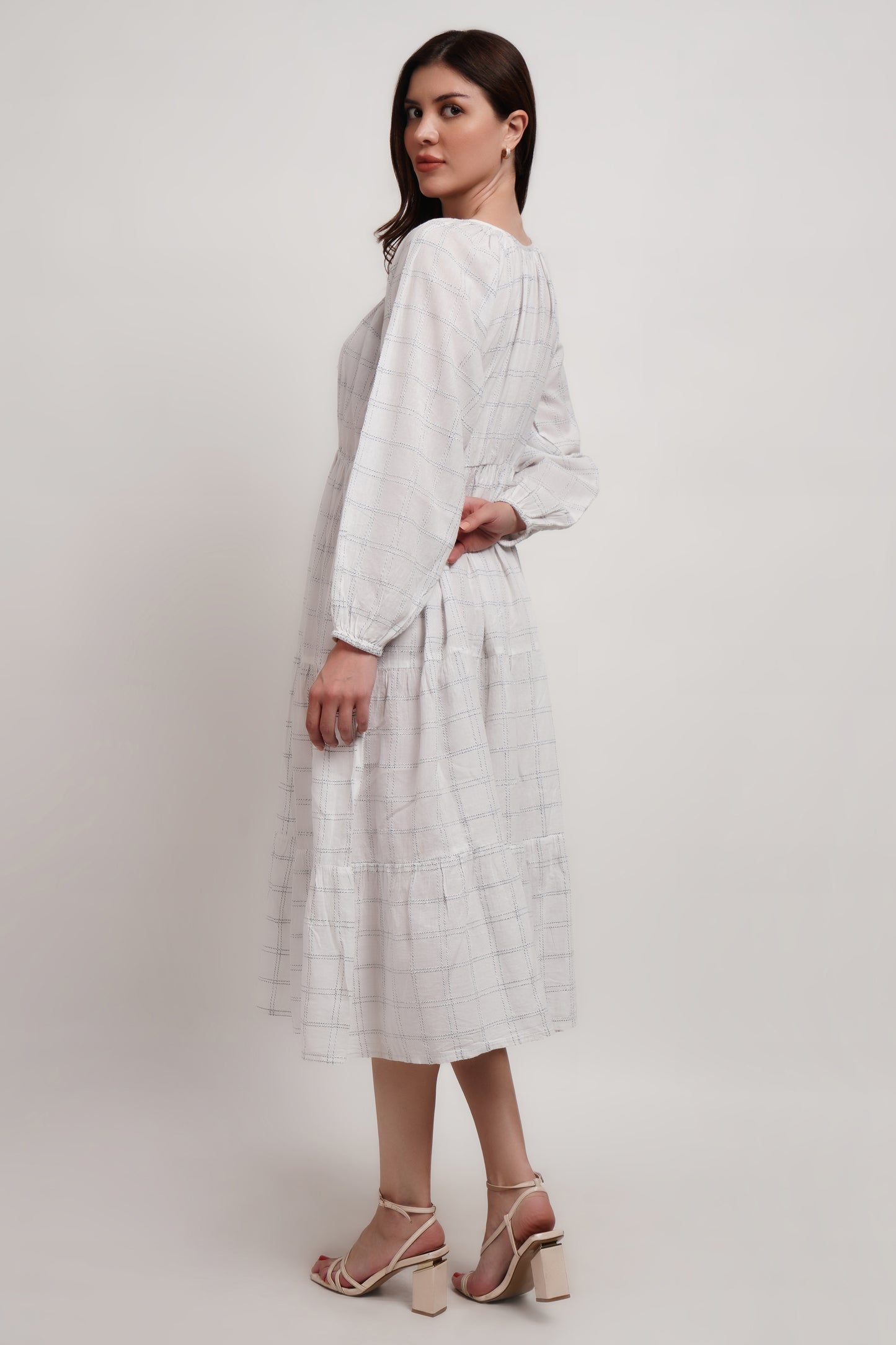 Checked Dress