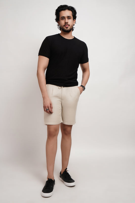 Sage Linen Viscose Shorts