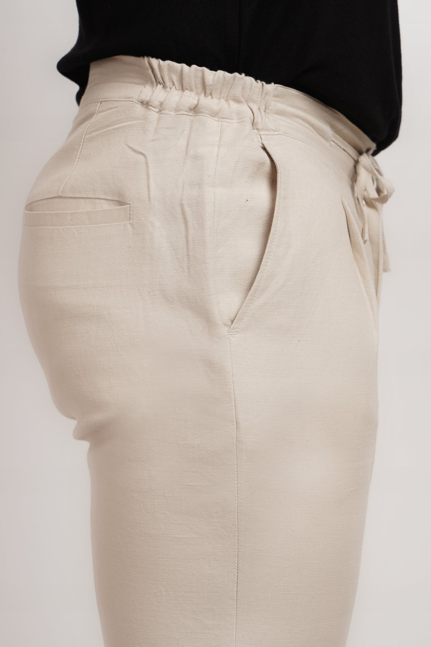 Sage Linen Viscose Shorts