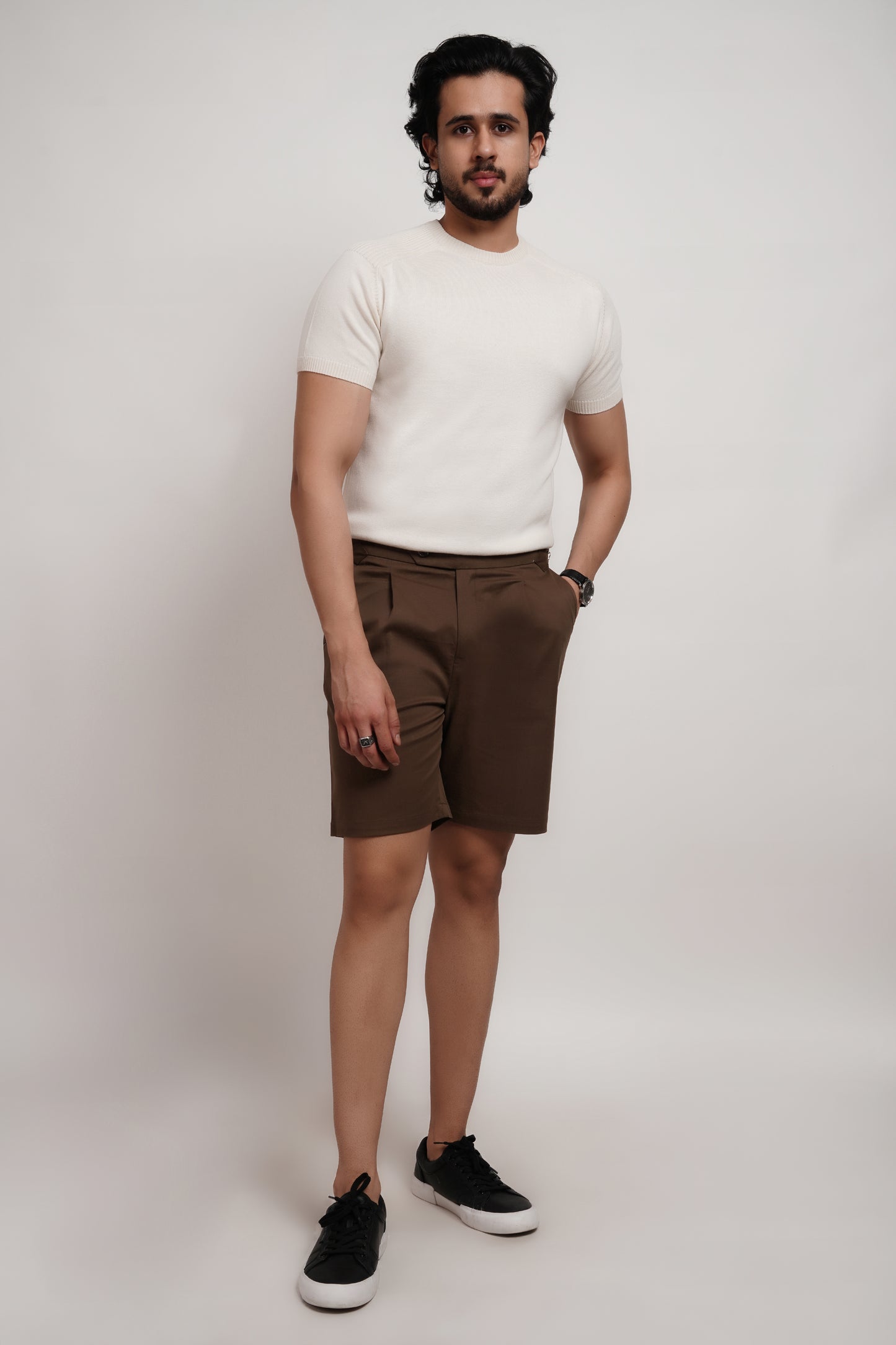 Olive Chino Shorts