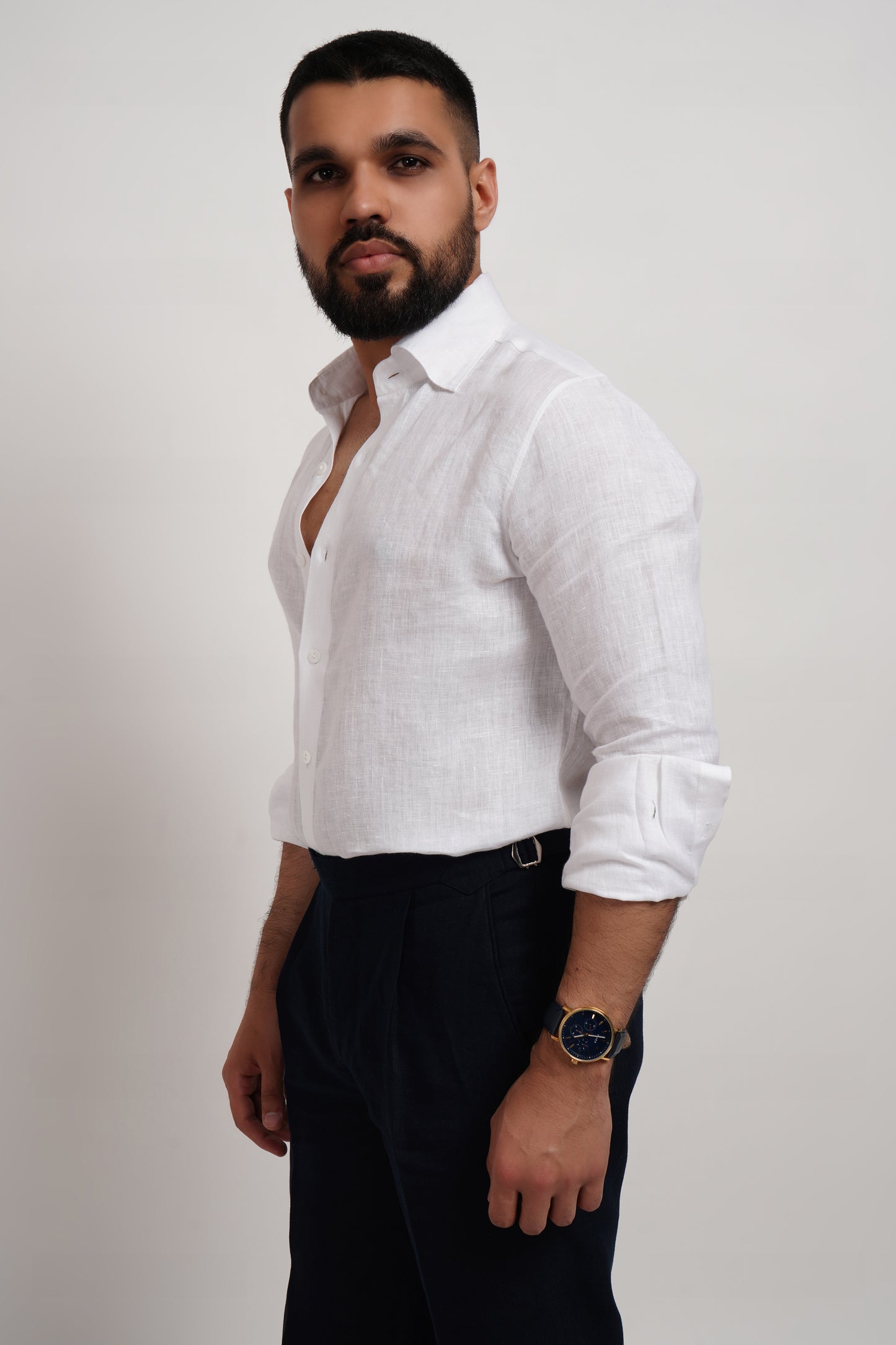 White Linen Shirt