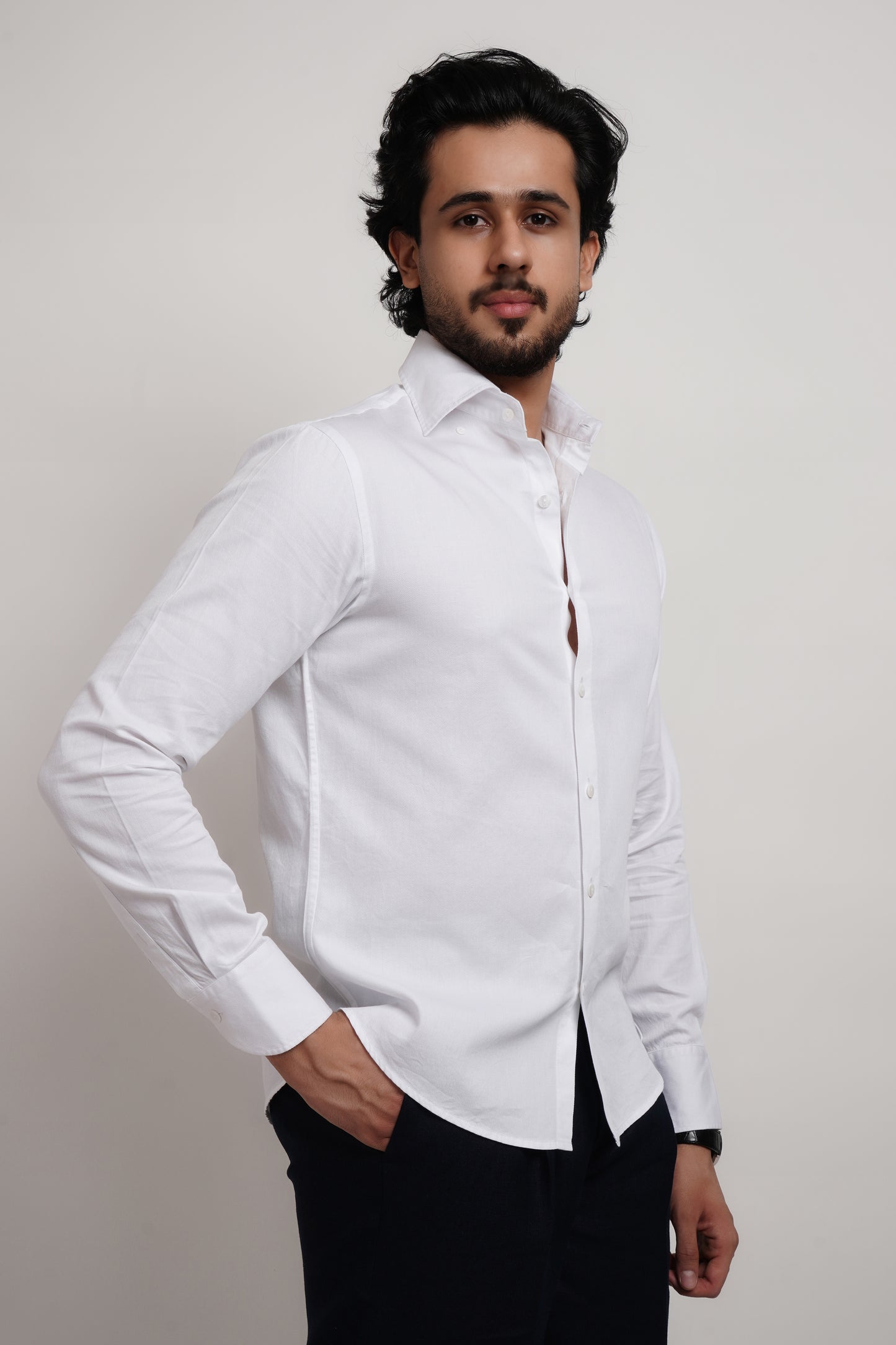 White Poplin Classic Shirt