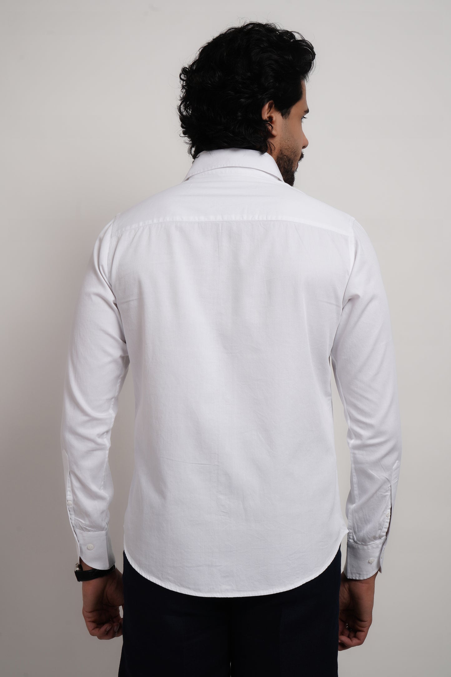 White Poplin Classic Shirt