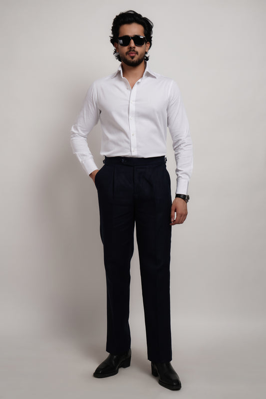 White Dobby Classic Shirt